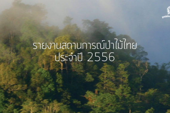 รายงานสถานการณ์ป่าไม้ไทย 2556