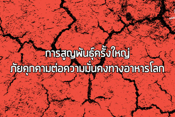 การสูญพันธุ์ครั้งใหญ่ ภัยคุกคามต่อความมั่นคงทางอาหารโลก