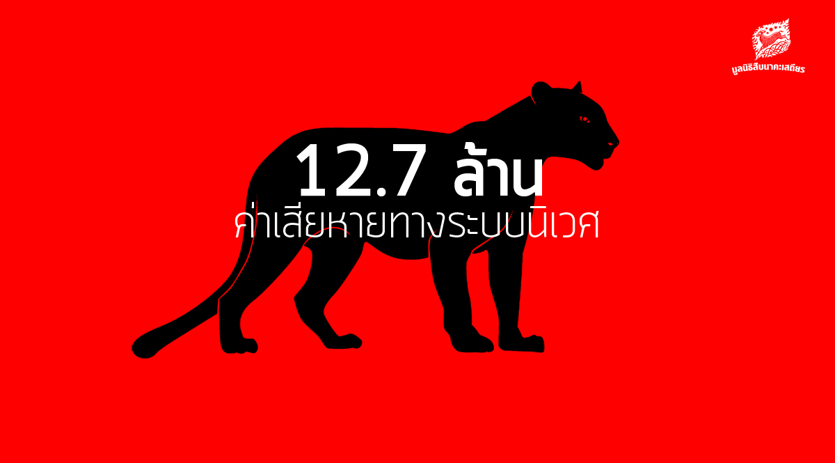 12.7 ล้าน ค่าเสียหายทางระบบนิเวศกรณีเปรมชัยกับพวกล่าสัตว์ป่าทุ่งใหญ่ฯ