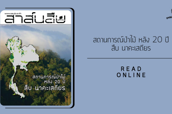 สาส์นสืบ – สถานการณ์ป่าไม้ หลัง 20 ปี สืบ นาคะเสถียร