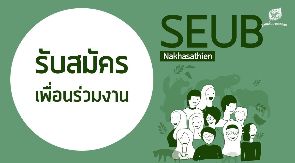 เปิดรับสมัครงาน ร่วมรักษาป่าใหญ่กับ มูลนิธิสืบนาคะเสถียร