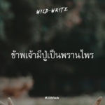 WILD-WRITE : ข้าพเจ้ามีปู่เป็นพรานไพร