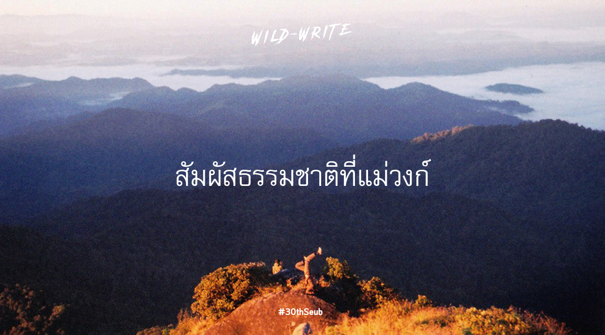 WILD-WRITE : สัมผัสธรรมชาติที่แม่วงก์