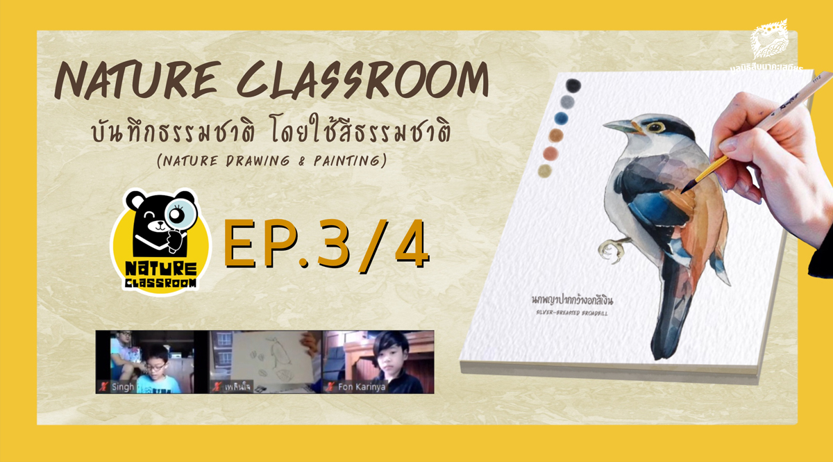 Nature Classroom EP.3/4 : บันทึกธรรมชาติ โดยใช้สีน้ำจากธรรมชาติ