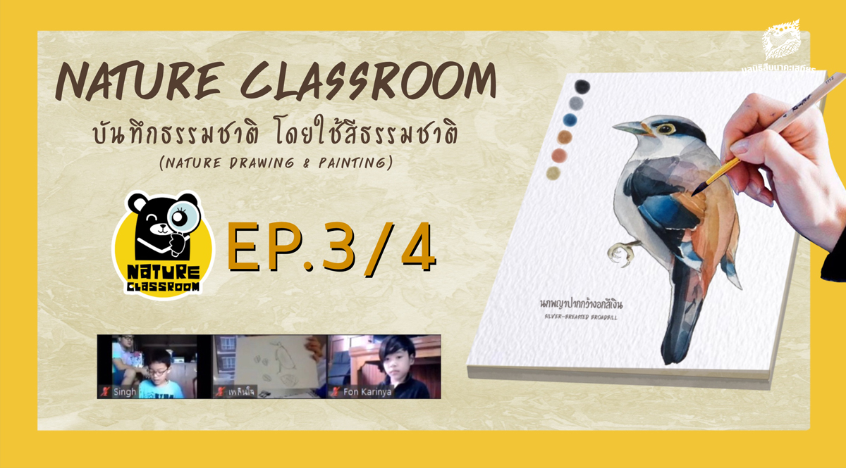 Nature Classroom EP.3/4 : บันทึกธรรมชาติ โดยใช้สีน้ำจากธรรมชาติ