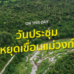 ON THIS DAY บันทึกย้อนหลัง ถึงวันประชุมหยุดเขื่อนแม่วงก์