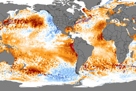 ‘สูงทะลุกราฟ’ อุณหภูมิพื้นผิวมหาสมุทรทุบสถิติใหม่อีกครั้ง