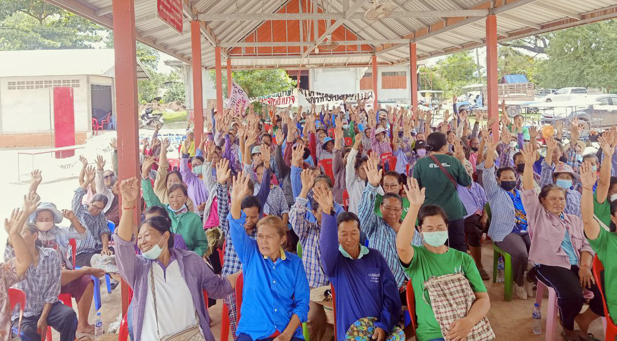 ชาวบ้านกลุ่มฅนรักษ์บ้านเกิดด่านขุนทด บ้านสระขี้ตุ่นสระสมบูรณ์ เร่งจัดประชาคม ปกป้องพื้นที่จากทุนเหมืองแร่