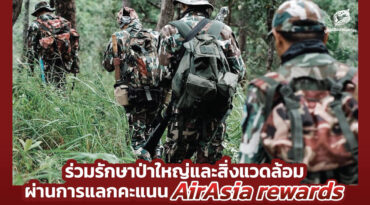 ร่วมรักษาป่าใหญ่และสิ่งแวดล้อมผ่านการแลกคะแนน AirAsia rewards