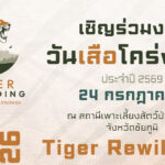 วันเสือโคร่งโลก ประจำปี 2569 Tiger Rewilding : คืนเสียงคำราม คืนความสมดุล